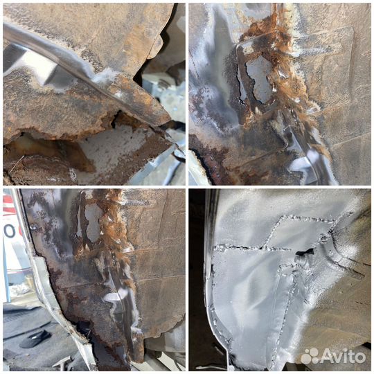 Покраска полирофка переварка парог арка дно