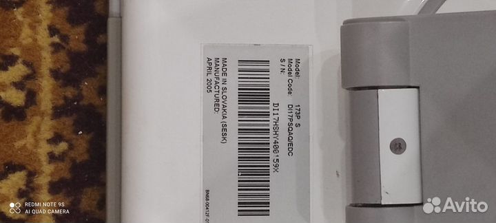 Монитор samsung syncmaster 173P