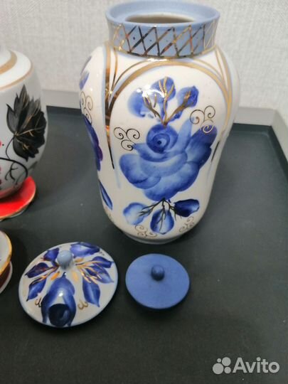 Чайница фарфоровая лфз СССР