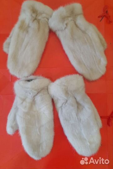 Норковые варежки