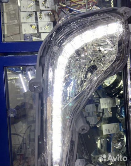 Противотуманные фары Solaris с дхо