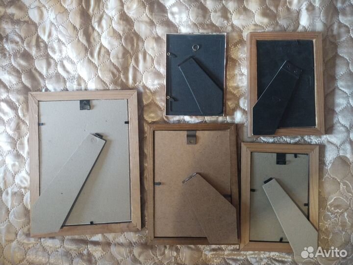 Рамки для фотографий разных форматов, 5 шт