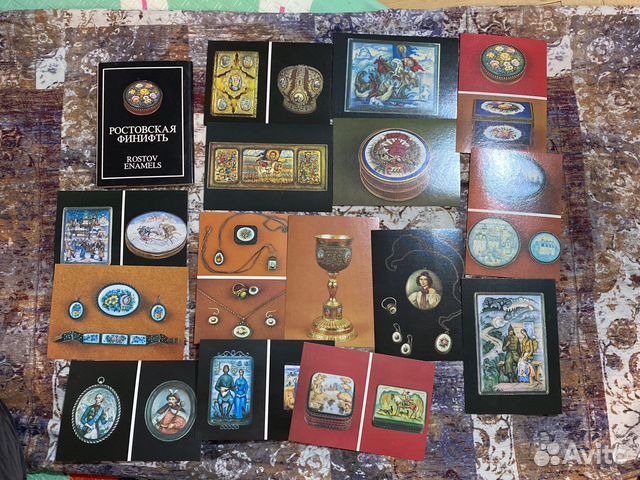 Открытки СССР винтаж ростов ретро финифть