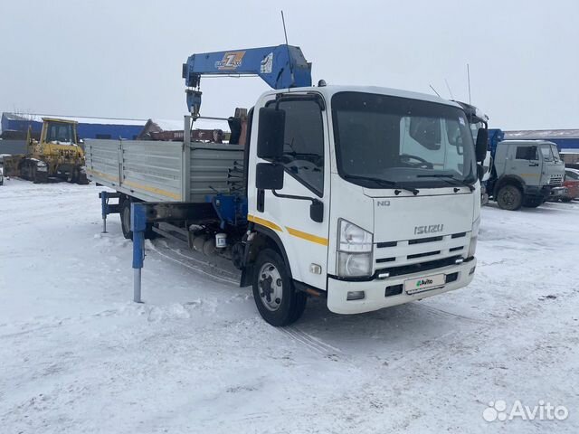 Isuzu NQR90 с КМУ, 2014
