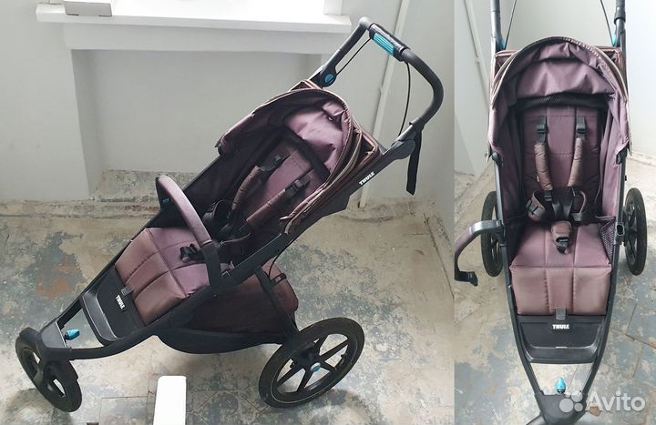 Коляска thule urban glide 2 + аксессуары