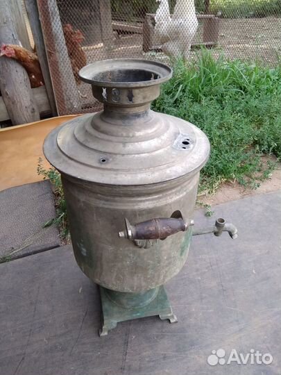 Самовар угольный старинный