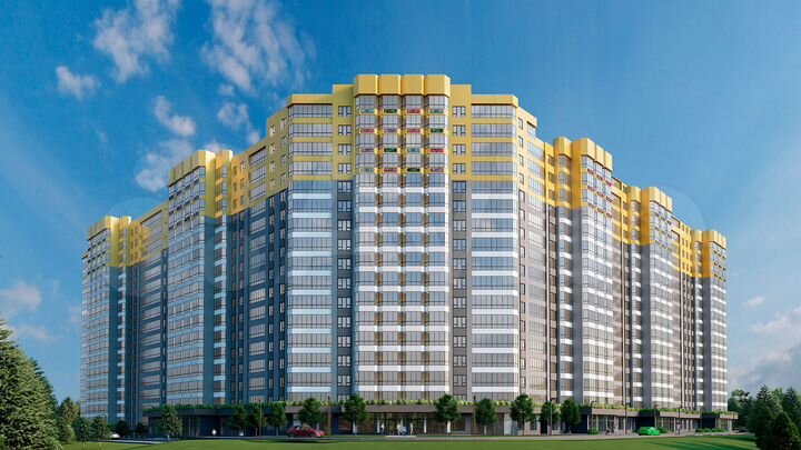 1-к. квартира, 40,5 м², 8/17 эт.