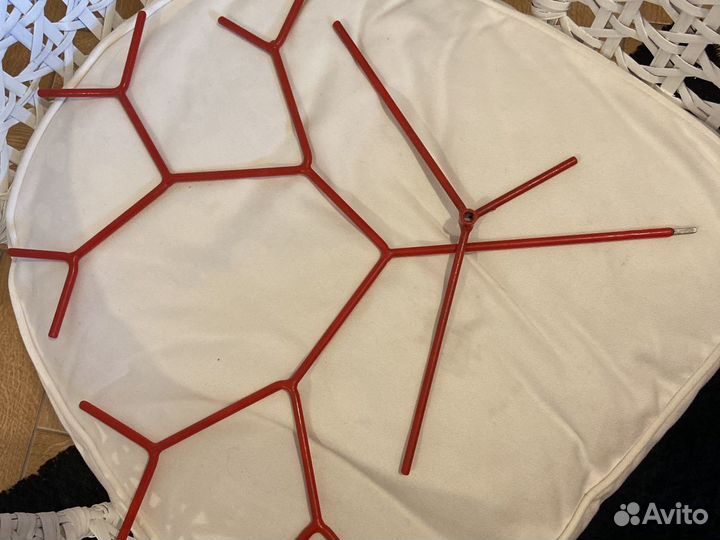 Подставка под украшения, икеа, цвет красный