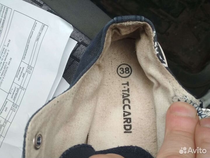 Кеды на девочку, 38 размер