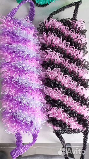 Мочалка ручной работы