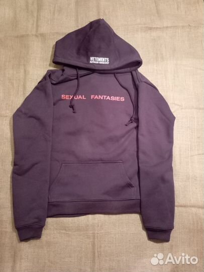 Vetements sexual fantasies худи