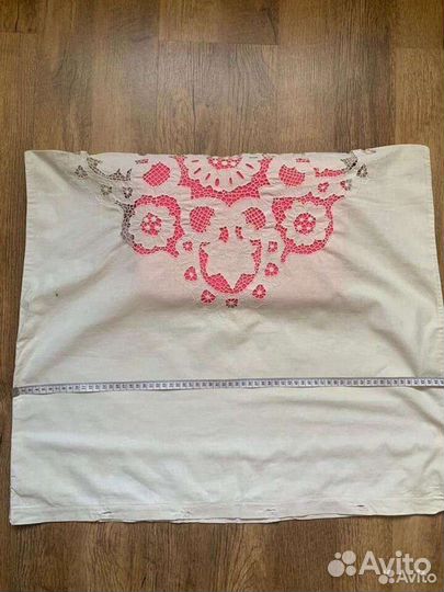 Наволочки старинные с ришелье