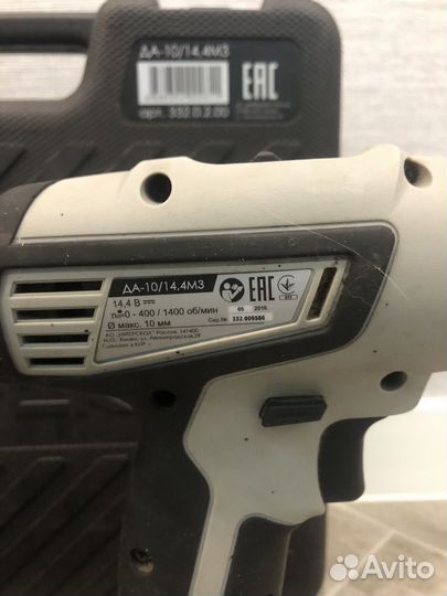 Аккумуляторная дрель шуруповерт интерскол