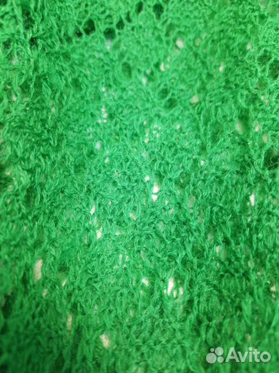 Шарф зелёный Ретро