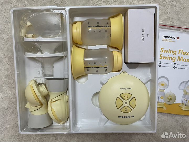 Молокоотсос medela swing maxi flex