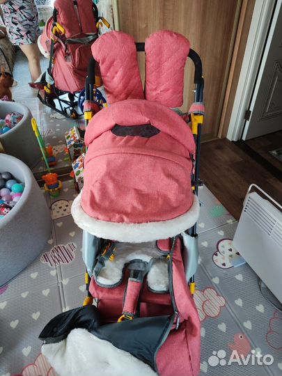 Сани коляска детские