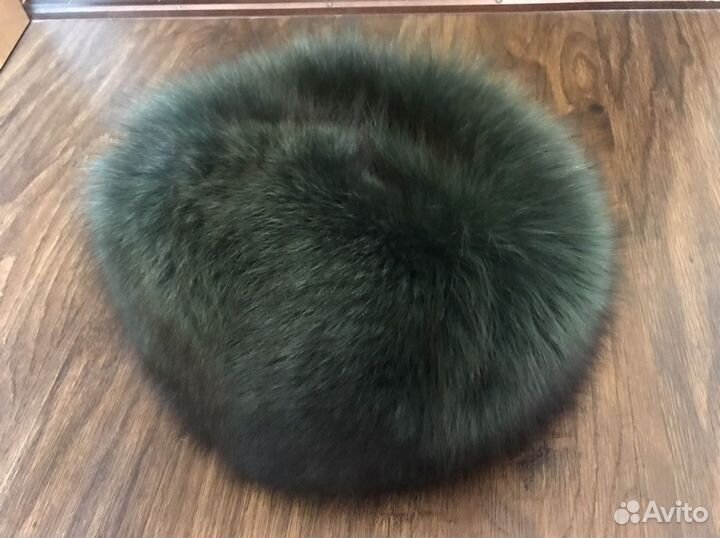 Шапка зимняя песцовая цельная 57