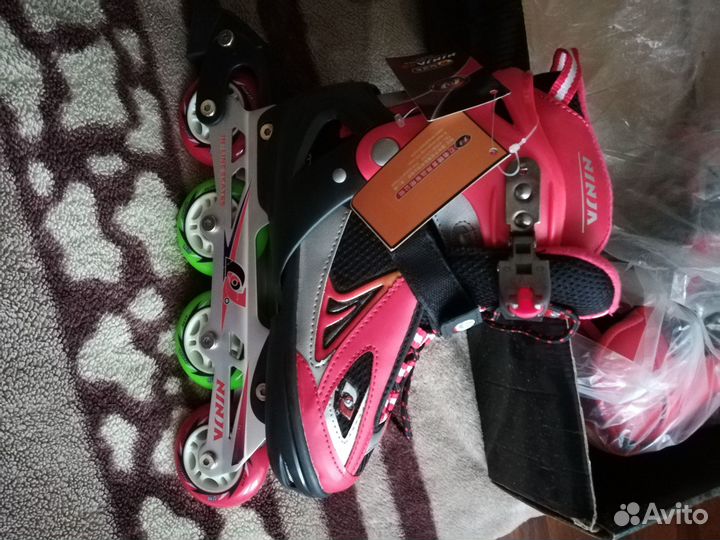 Роликовые коньки детские раздвижные