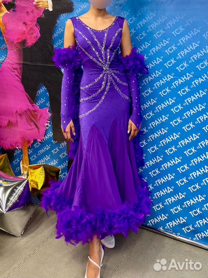 Платье для бальных танцев стандарт ю2