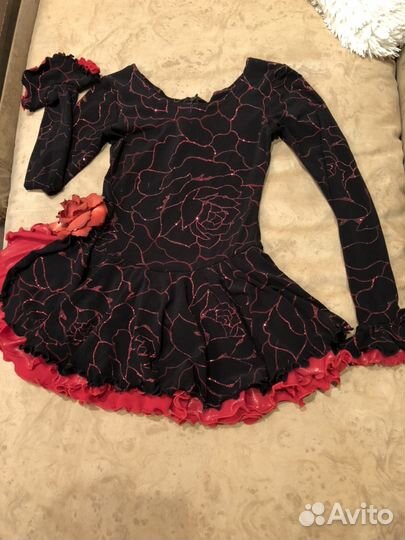 Платье-купальник для фигурного катания