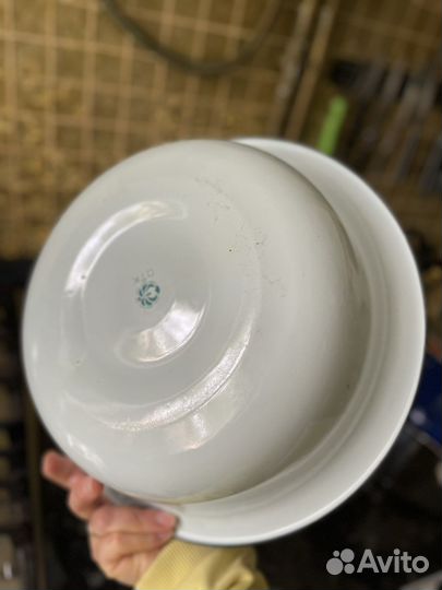 Кастрюля тазик эмалированный