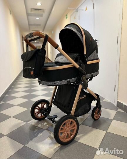 Коляска 3в1 luxmom v9