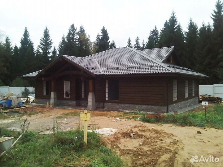 Металлический сайдинг евробрус 20х345