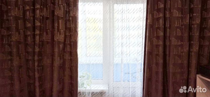 Шторы блэкаут на шторной ленте 4 метра