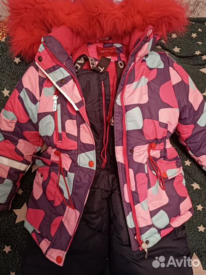 Зимний комбинезон для девочки 116