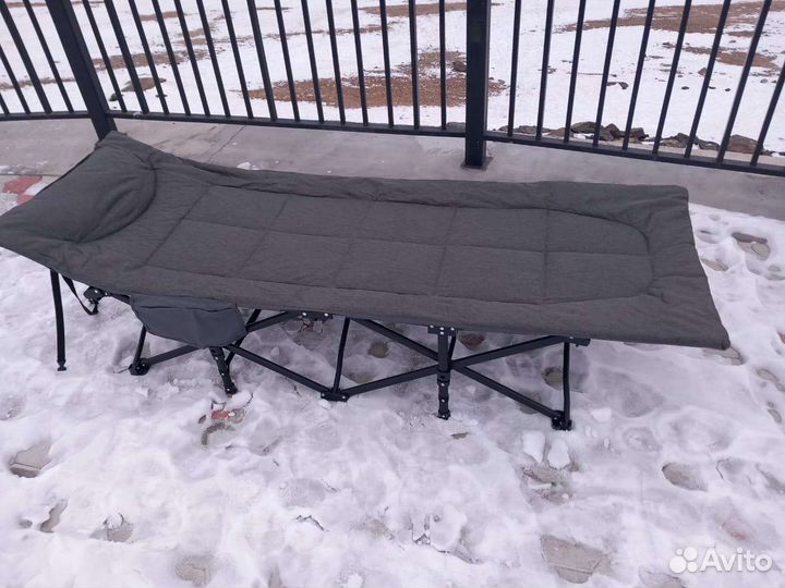 Раскладушка с матрасом складная