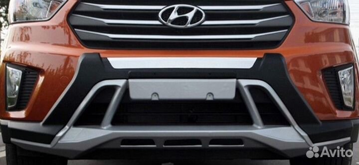 Накладки на бампера Hyundai Creta 2016-2020