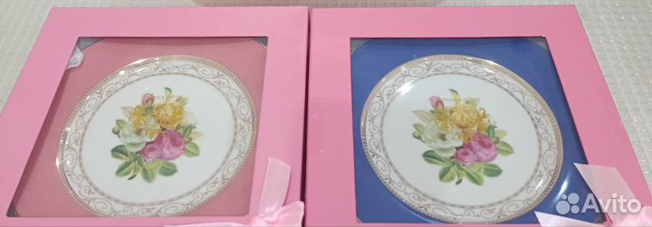 Плоские тарелки радуга