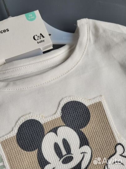 Костюм, футболка и шорты 74