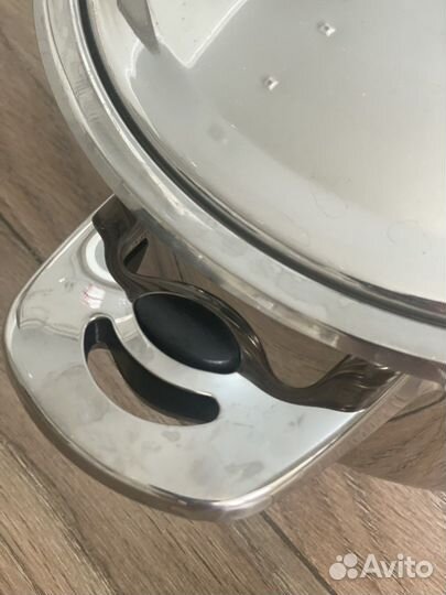 Кастрюля из нержавейки royal 6 литров