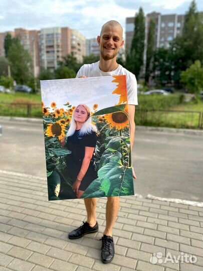 Изготовление портрет на холсте