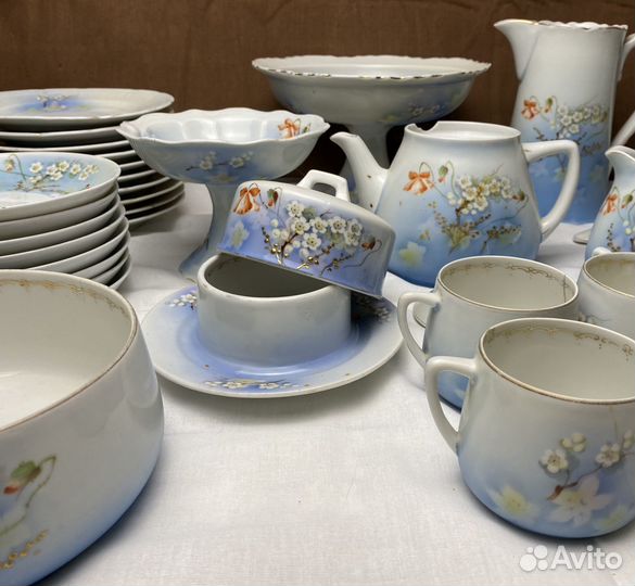 Посуда Вербилки фарфор уникальная до 1930 г