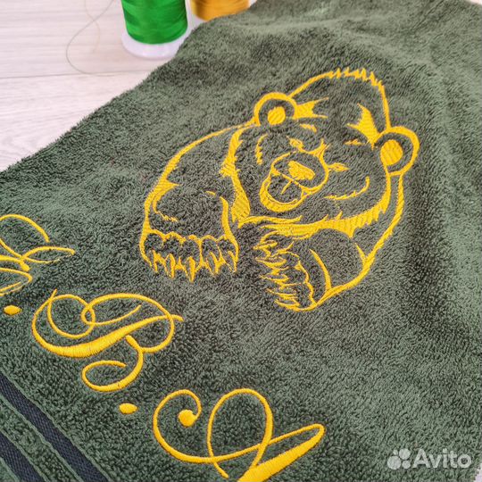 Именное махровое полотенце