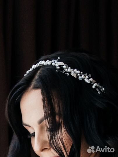 Веточка в свадебную прическу/диадема