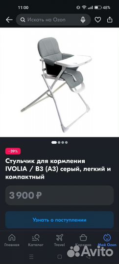 Стульчик для кормления