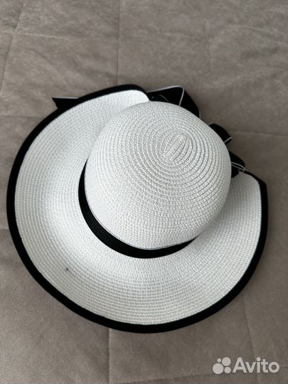 Шляпа женская летняя с бантом