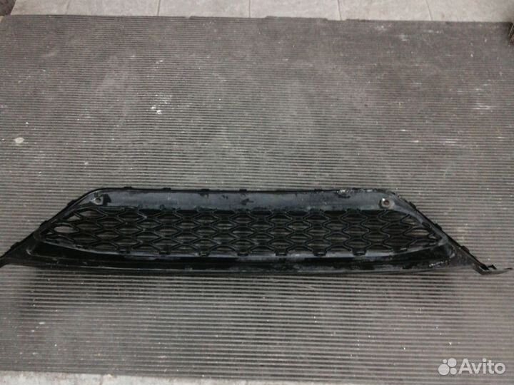 Решетка и окантовка перед бампера kia rio 2 09-11