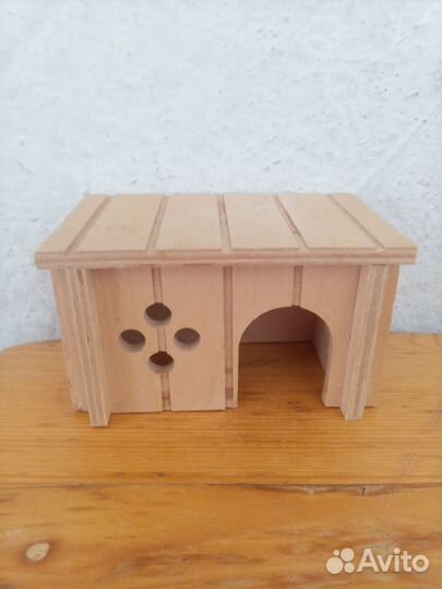 Колесо для грызунов деревянное+ домики