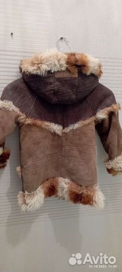 Дубленка детская рост 100-116