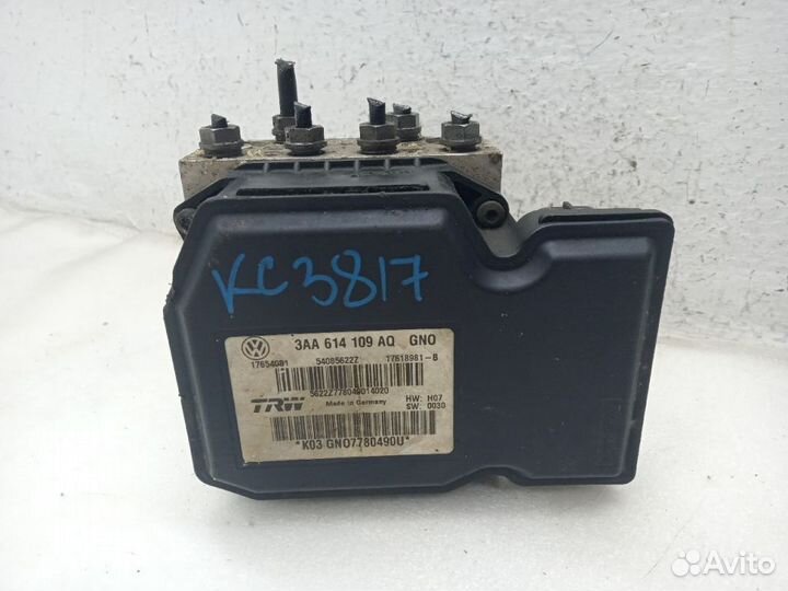 Блок abs volkswagen passat CC