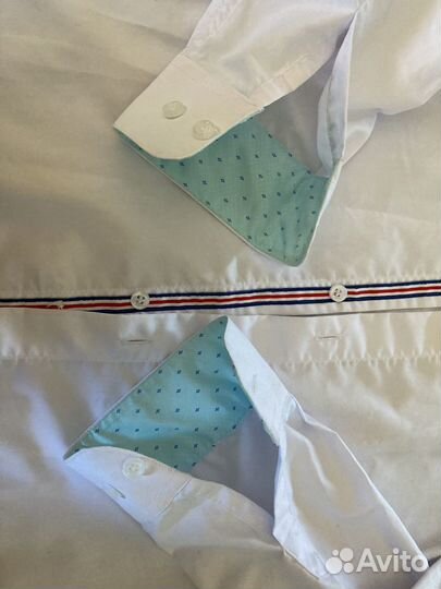 Рубашка белая для мальчика, р.34(146-52)