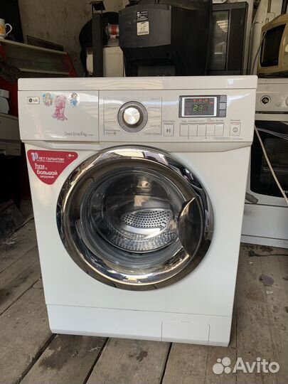 Стиральная машина LG direct drive 6 кг