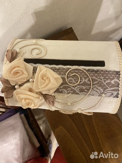 Сундук для свадебных подарков, конвертов с налом