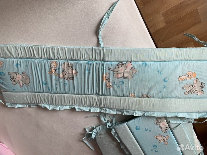 Бортики в детскую кроватку