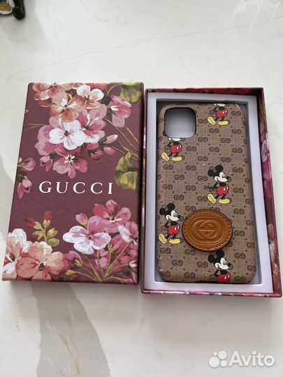 Чехол на iPhone 11 pro max кожаный