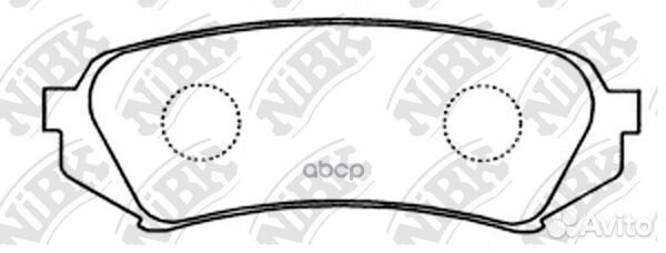 Колодки задние (toyota land cruiser 100 9807/LE